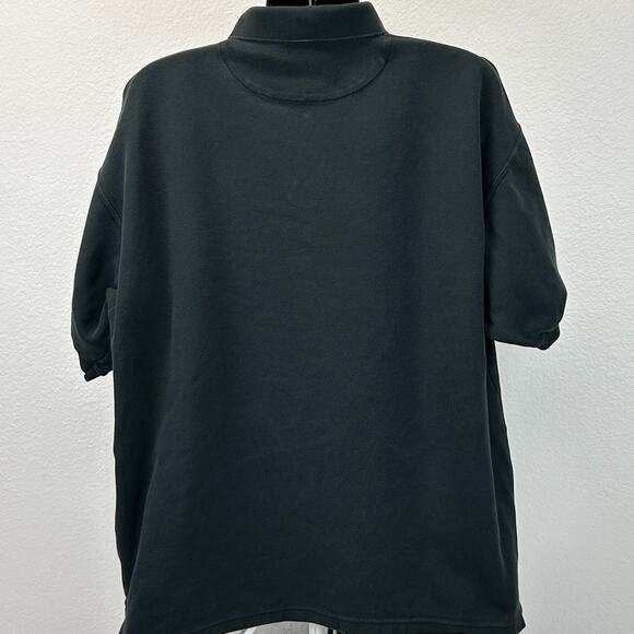 Vintage 90s Las Vegas Thunder Polo Shirt Ice Hockey Short Sleeve Black XXL 2XL - Picture 3 of 5